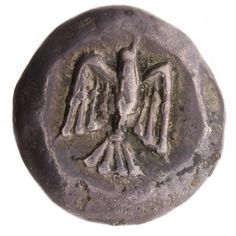 eagle, ancient greek coin