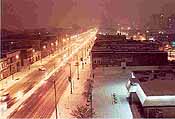 Broad Street at Night in Winter