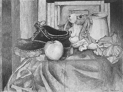 still life with toys