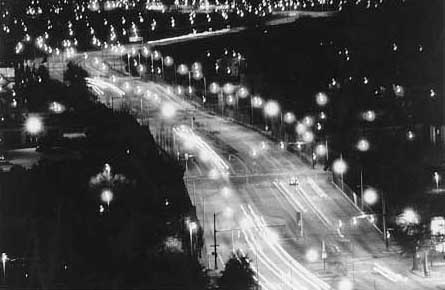 Delayed exposure of cars on highway
