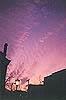 Streetlamp Against Purple Sky