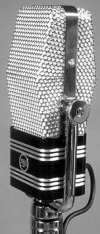 A precision replica of the original RCA44 ribbon microphone.