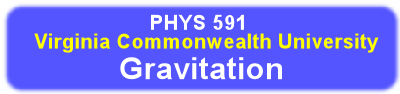 PHYS591 Topic: Gravitation