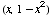 (x, 1 - x^2) 