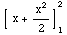[ x + x^2/2] _1^2