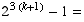 2^(3 (k + 1)) - 1 =